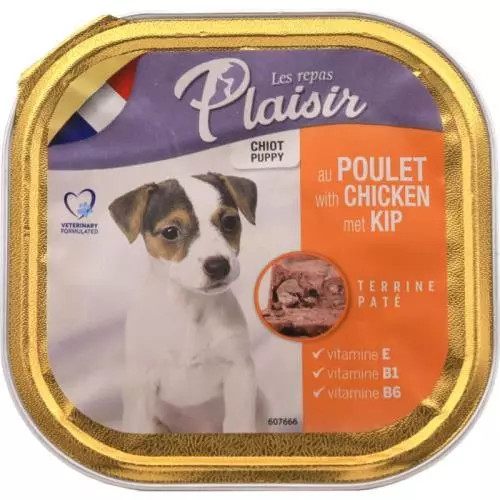 Plaisir vanička pro štěňata puppy 300g