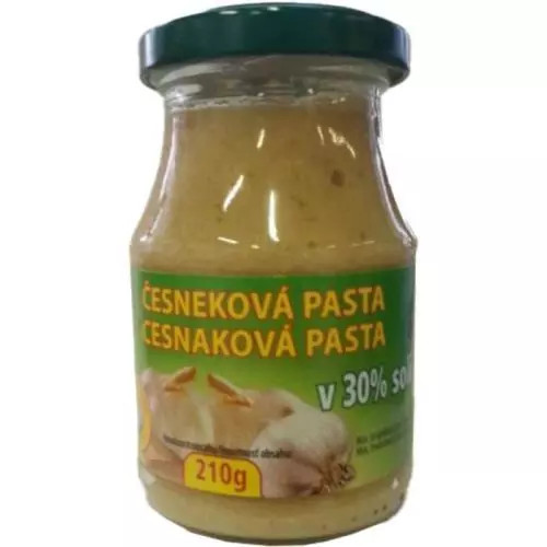 Aiva česneková pasta v 30% soli 210g
