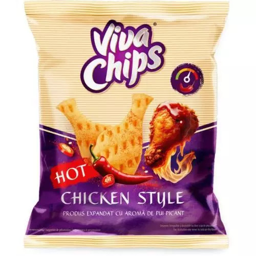 Viva chips hot chicken style 50g