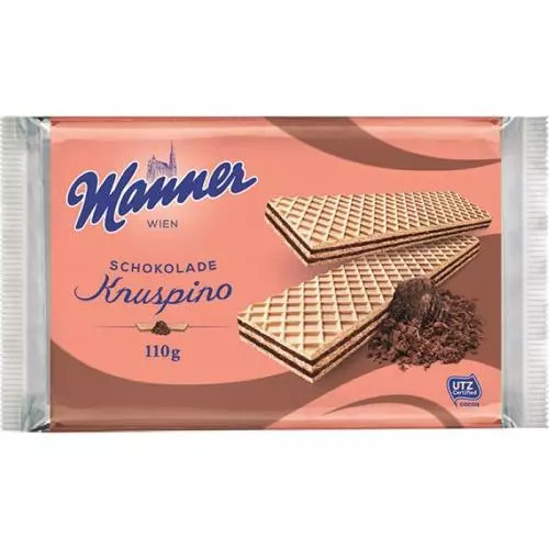 Manner Knuspino oplatky schokolade 110g