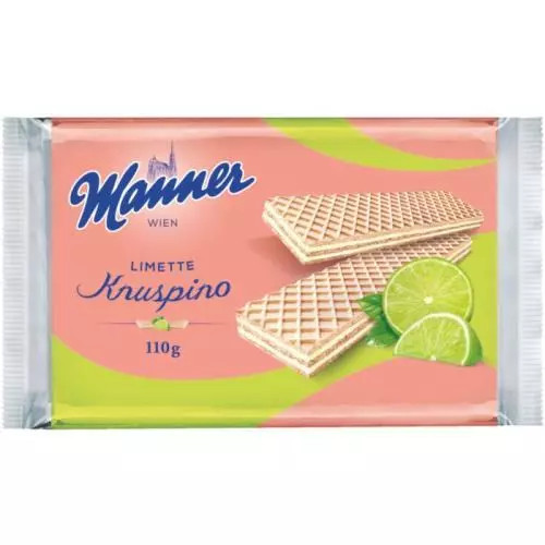 Manner Knuspino oplatky limette 110g