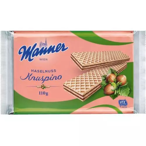 Manner oplatky knuspino oříšek 110g