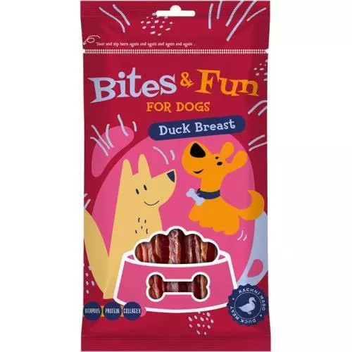 Akinu bitesfun pamlsky prsíčka kachní 85g