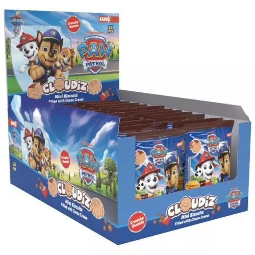 Kandiz sušenky pawpatrol cloudiz bag chocolate /24/ 25g