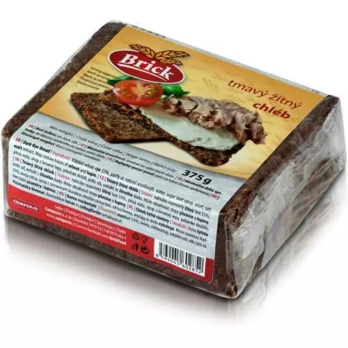 Brick chléb tmavý žitný 375g