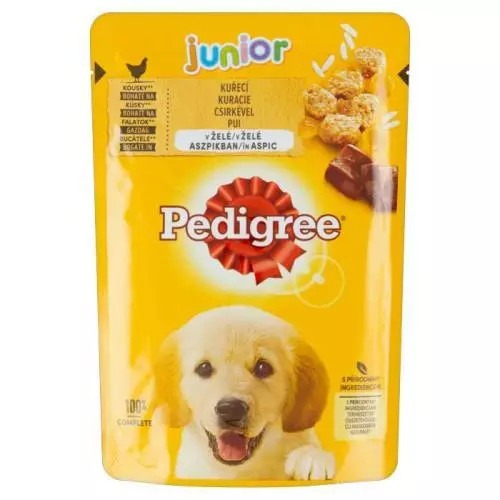 Pedigree kapsička junior kuřecí rýže 100g