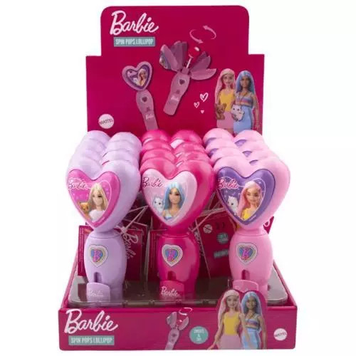 Barbie lízátko spin pops /12/ 8g