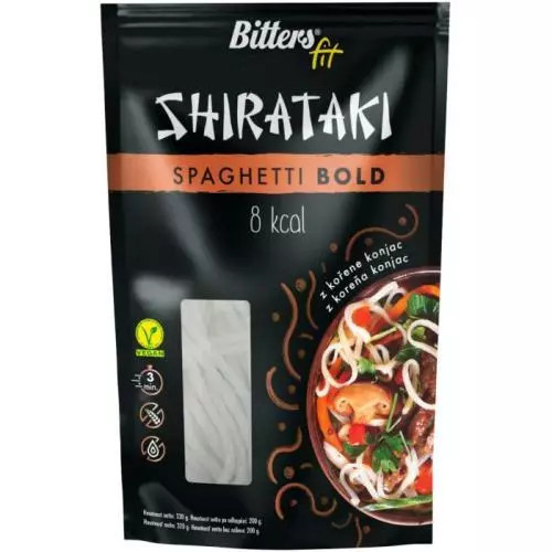Bitters shirataki špagety bold 280g