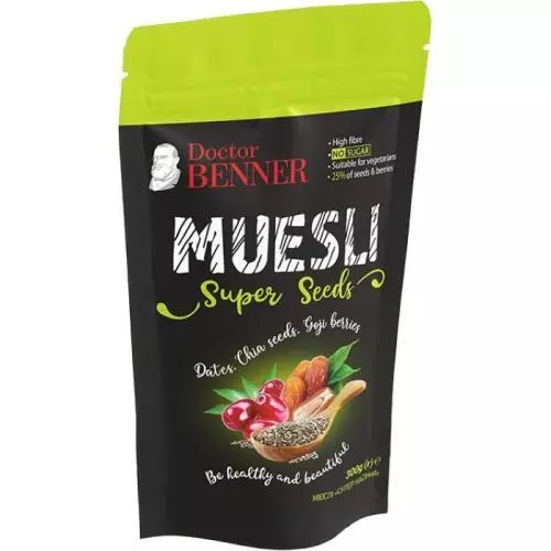 Doctor BENNER muesli super semínka 300g