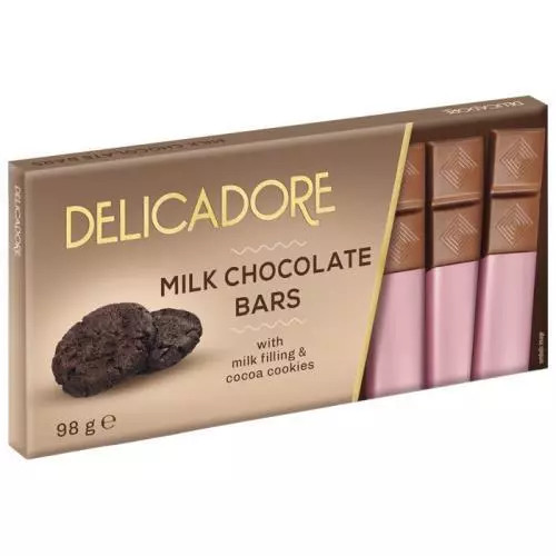 Delicadore čokoláda cocoa cookies 98g