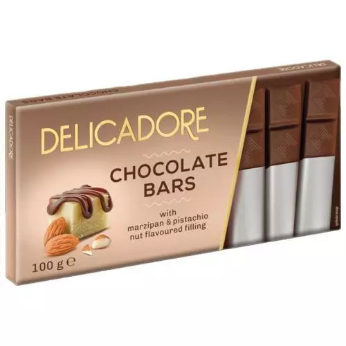 Delicadore čokoláda marzipan pistachio 100g