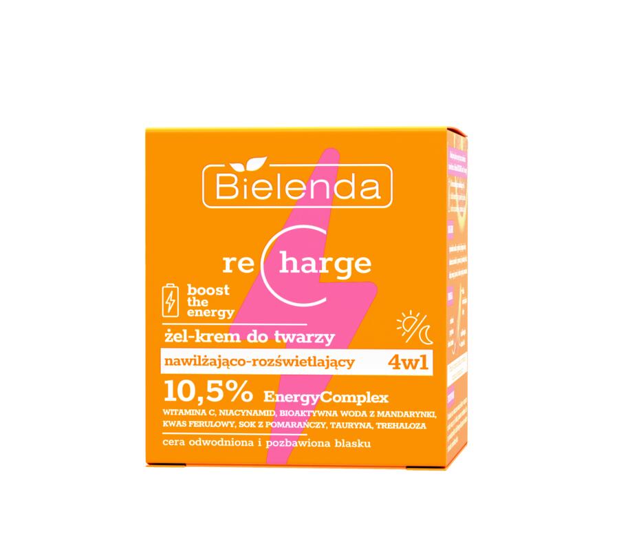 BIELENDA RECHARGE Gelový krém 4v1, 50 ml
