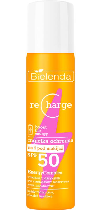 BIELENDA RECHARGE Ochranný mist s SPF 50, 75 ml