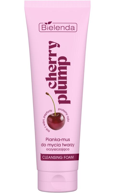 BIELENDA CHERRY PLUMP Jemná čistící pěna na obličej, 130 g