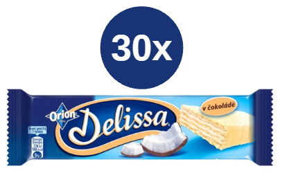 Orion Delissa oplatky kokosová 30x30g