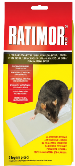 Ratimor lepící deska Extra na potkany 2ks