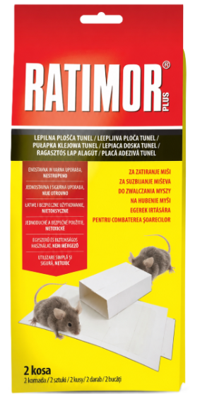 Ratimor lepový tunel na myši a potkany 2ks