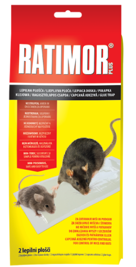 Ratimor lepící deska na myši a potkany 2ks