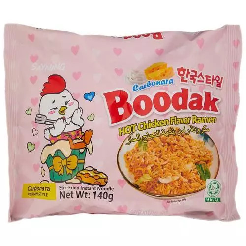 Boodak hot chicken carbonara ramen 140g