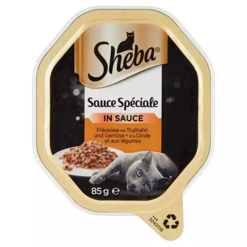 Sheba vanička Krůtí se zeleninou ve šťávě 85g