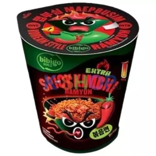 BIBIGO extra spicy kimchi ramyun cup 98g