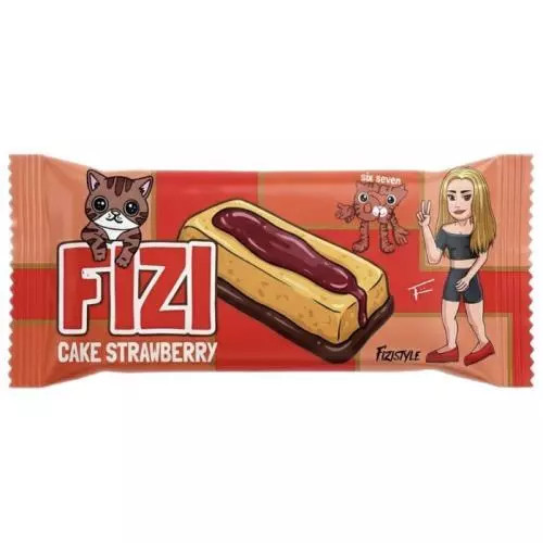 FIZI Cake strawberry 38g
