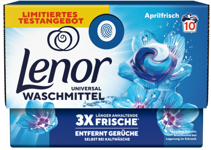 Lenor kapsle 10PD All in1 Aprilfrisch EcoClic Box