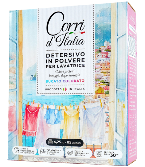 Corri d'Italia prací prášek 4,25kg Bucato Colorato 85PD