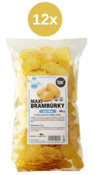 TDF brambůrky solené solené 12x180g