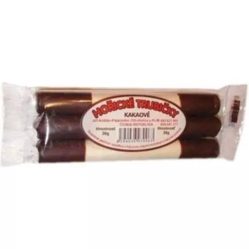 Andrle Hořické trubičky kakaové polomáčené 38g