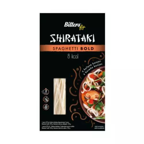 Bitters shirataki špagety bold 390g