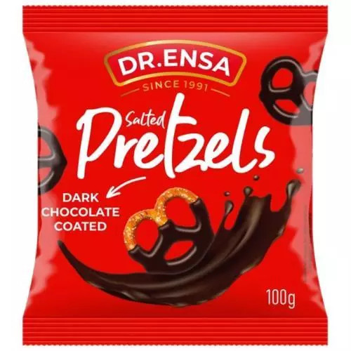 Dr. Ensa Slaný preclík v hořké čokoládě 100 g