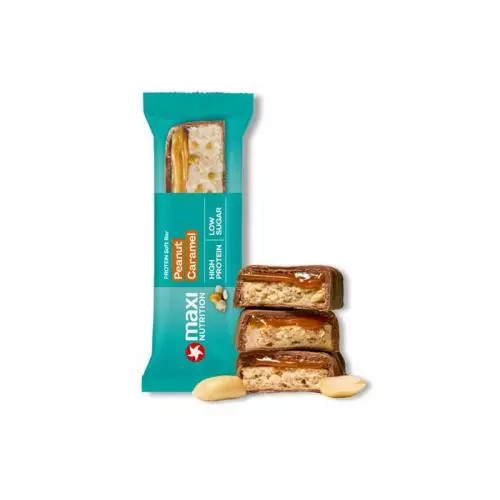 MaxiNutrition Proteinová tyčinka soft peanut caramel 45g