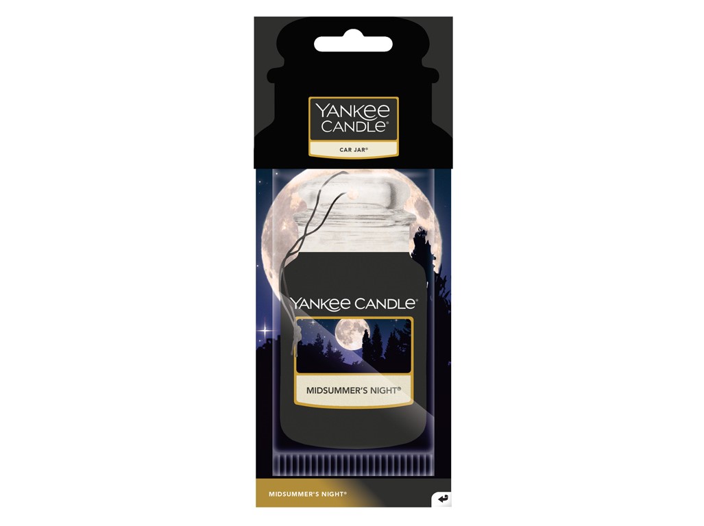 YANKEE CANDLE MIDSUMMERS NIGHT VŮNĚ DO AUTA - PAPÍROVÁ AUTO VISAČKA