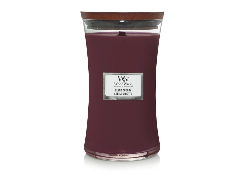 WoodWick Black Cherry váza velká