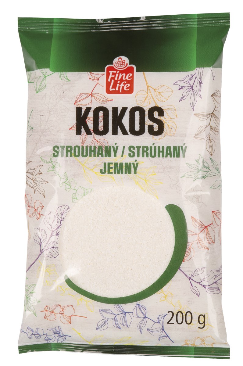 Fine Life Kokos strouhaný 200 g