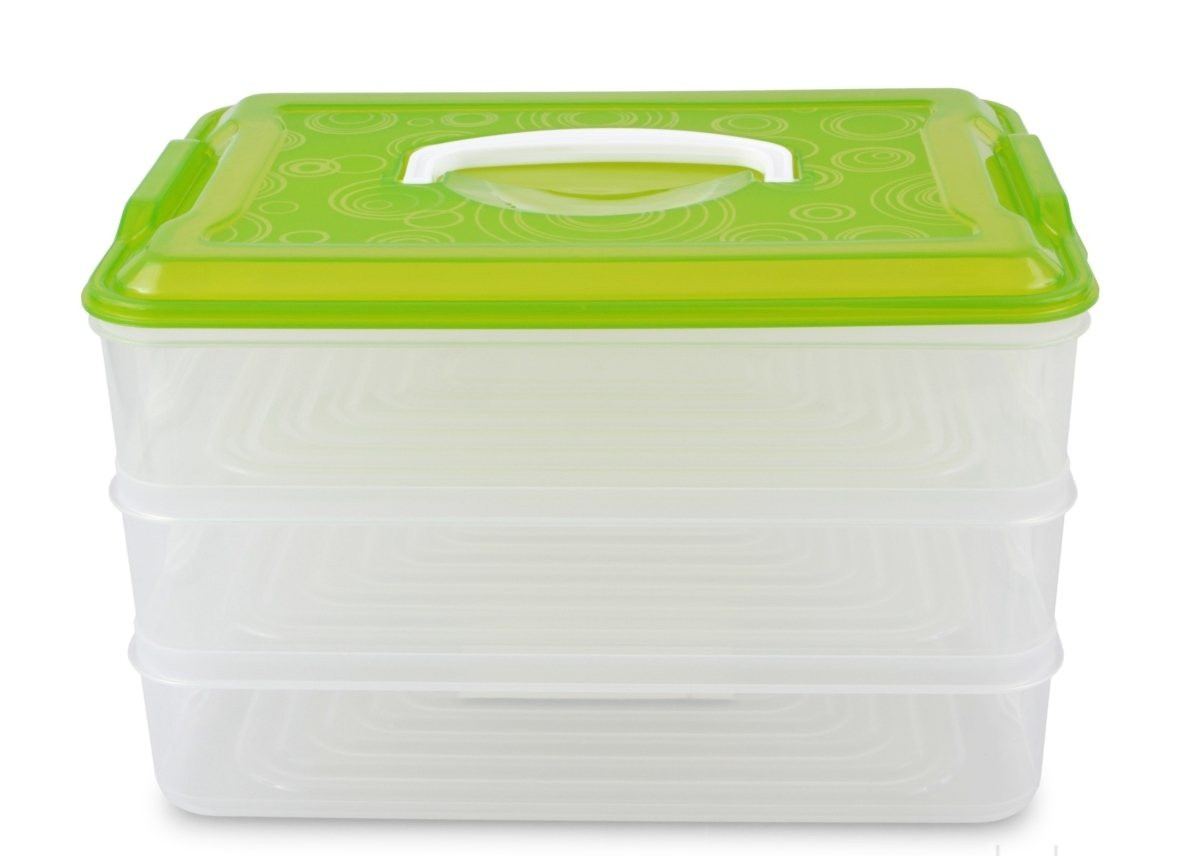 BUCHTONOŠ | 3patrový box na potraviny | 3 × 3500 ml