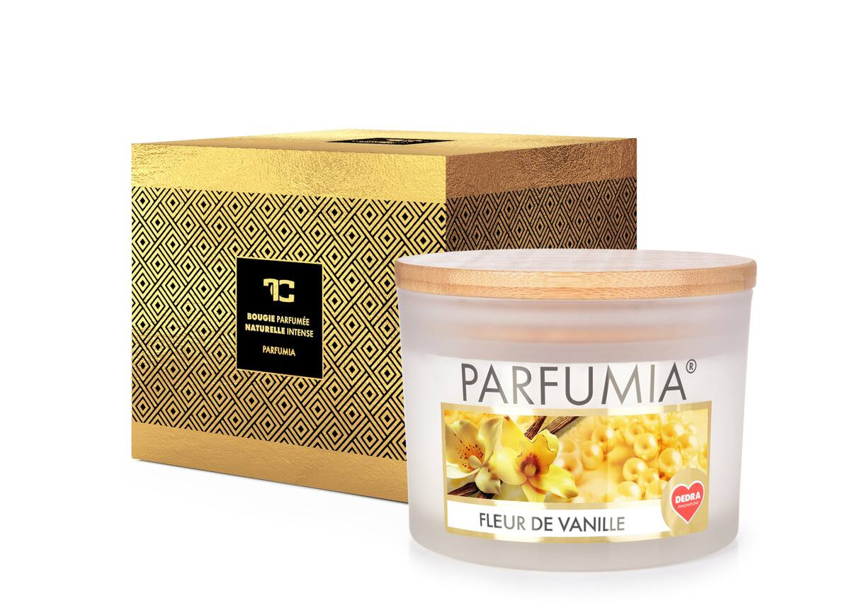 FLEUR DE VANILLE | sójová svíčka | 2 knoty | PARFUMIA® | 400 ml