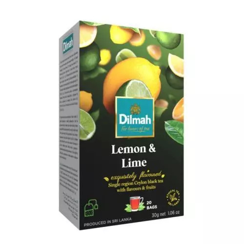 Dilmah černý čaj citron limetka 20x1,5g
