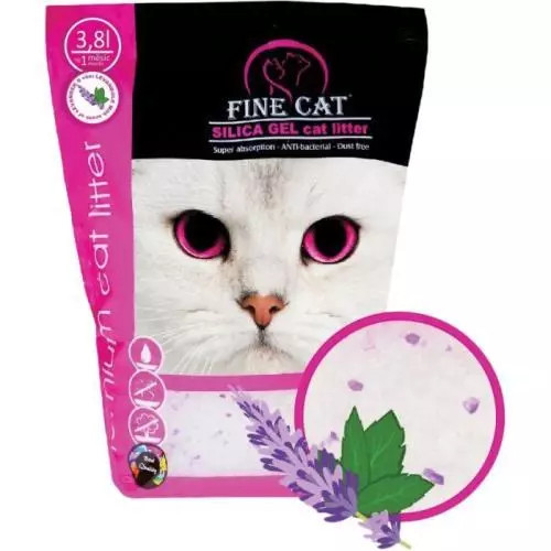 Fine Cat silicagel 3,8l levandule 1700g