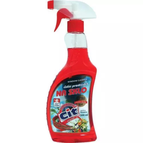 Cit čistič na sklo 500ml Flowers