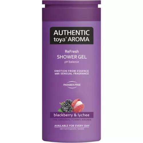 Authentic Toya Aroma sprchový gel blackberry lychee 400ML