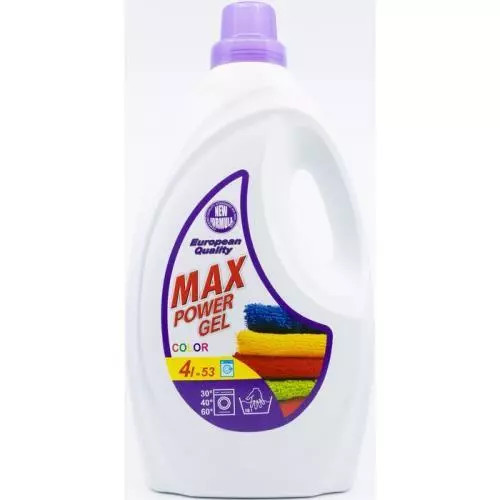 Max power Prací gel Color 4L