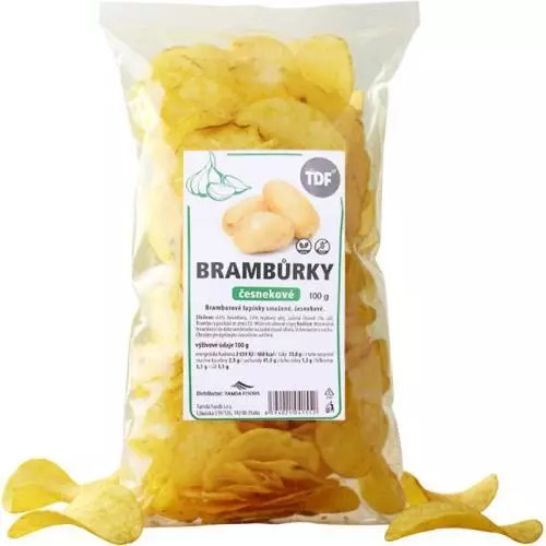 TDF brambůrky česnekové 100g