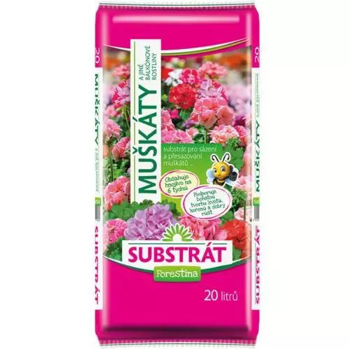 Forestina substrát 20L pro muškáty