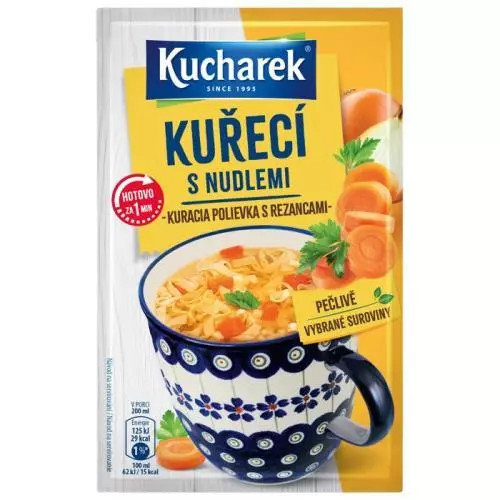 Kucharek instantní polévka kuřecí s nudlemi 10g