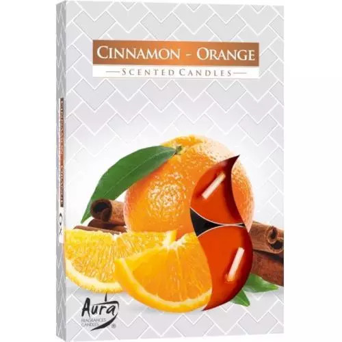 Bispol čajové svíčky cinamon orange (p15-159) 6ks