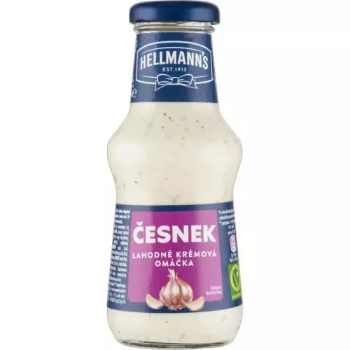 Hellmanns omáčka k masu česneková 250ML