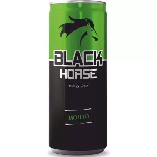 Black Horse ener. nápoj mojito plech 250ML