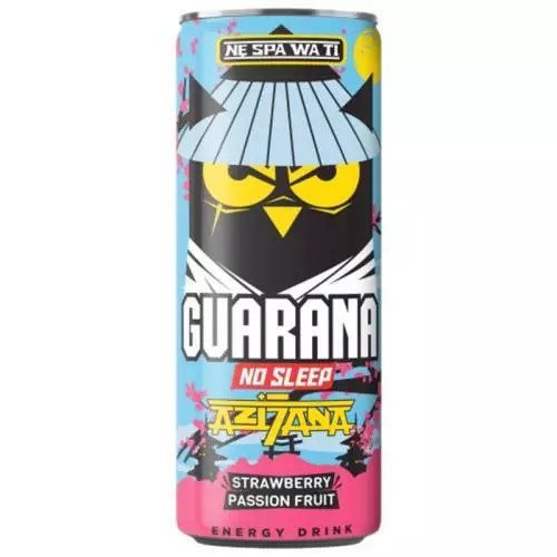 Guarana asiana strawberry passionfruit plech 0,5L